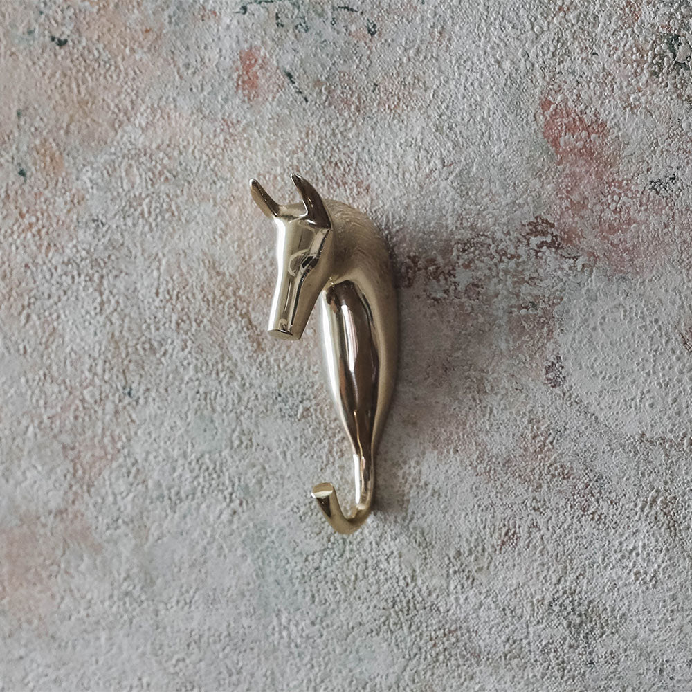 Brass Horse Hook –