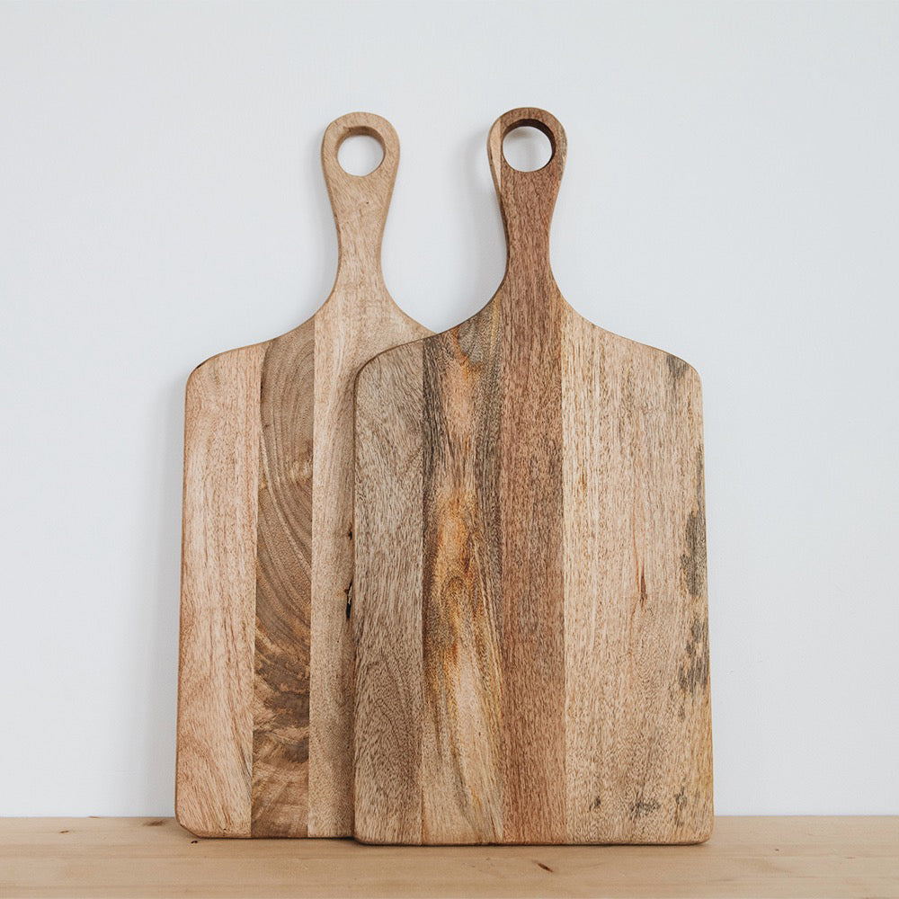 Small Wooden Cutting Board - Brown/mango wood - Home All