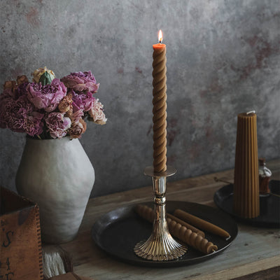 Beeswax Rope Taper Candle Set