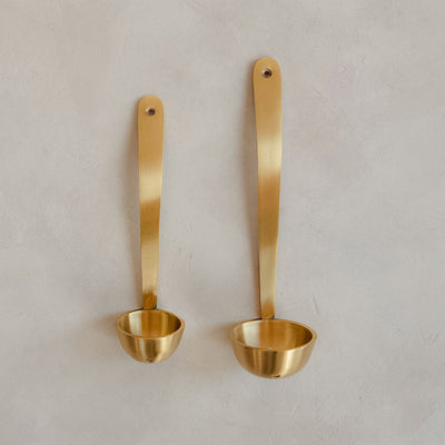 Brass Slotted Spoon