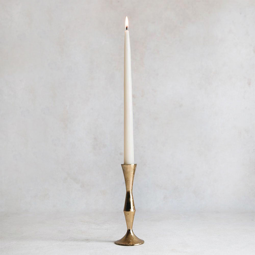 Hand Forged Brass Candlestick - Tall