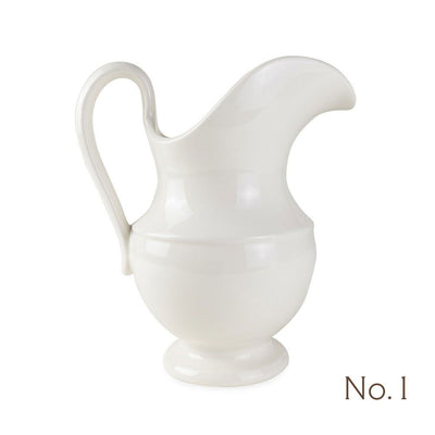 Stoneware Pitcher - Creamware, Small