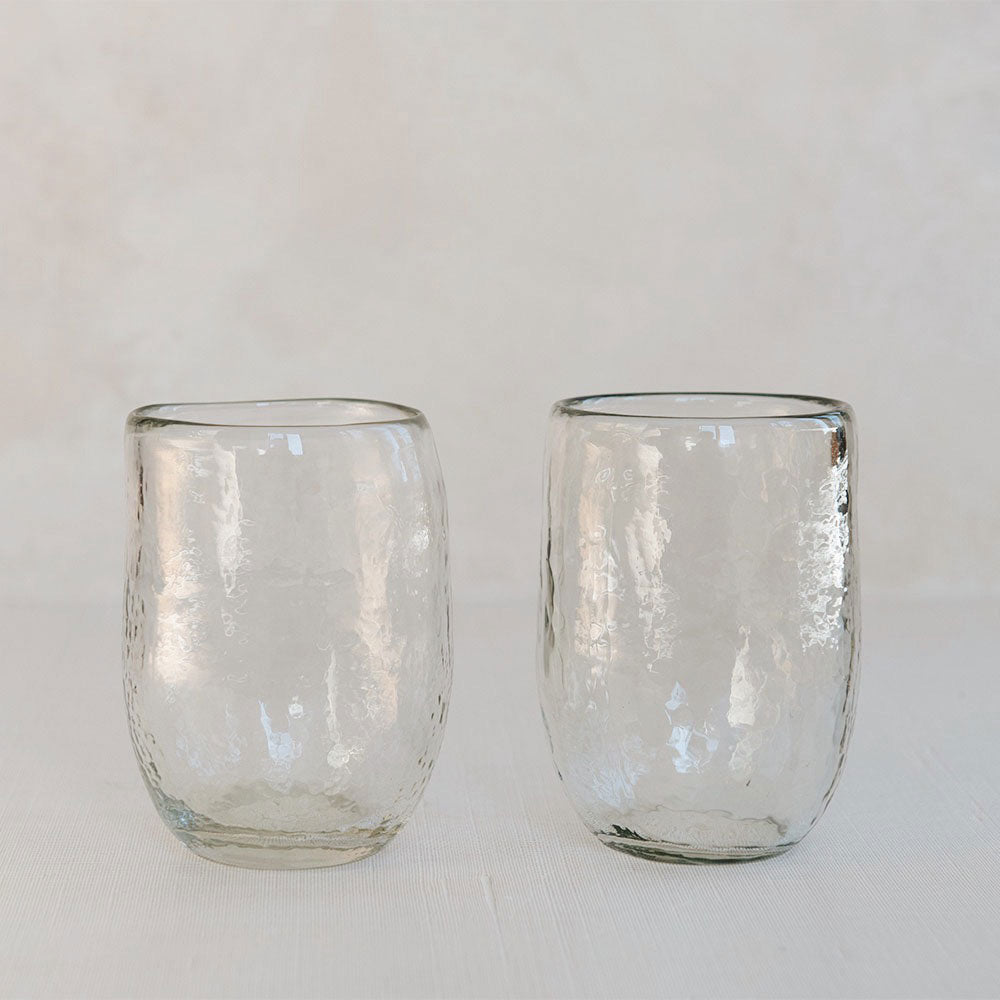Dimpled Glass Set