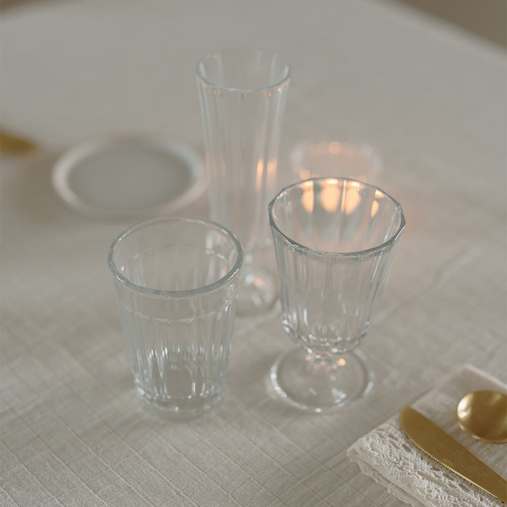 Fluted Water Glass Set