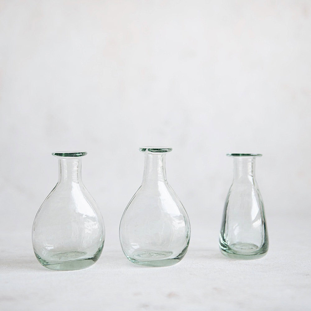Petite Handblown Glass Bud Vase