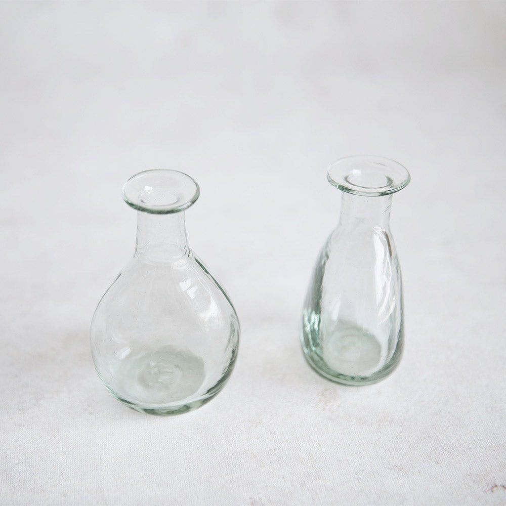Petite Handblown Glass Bud Vase