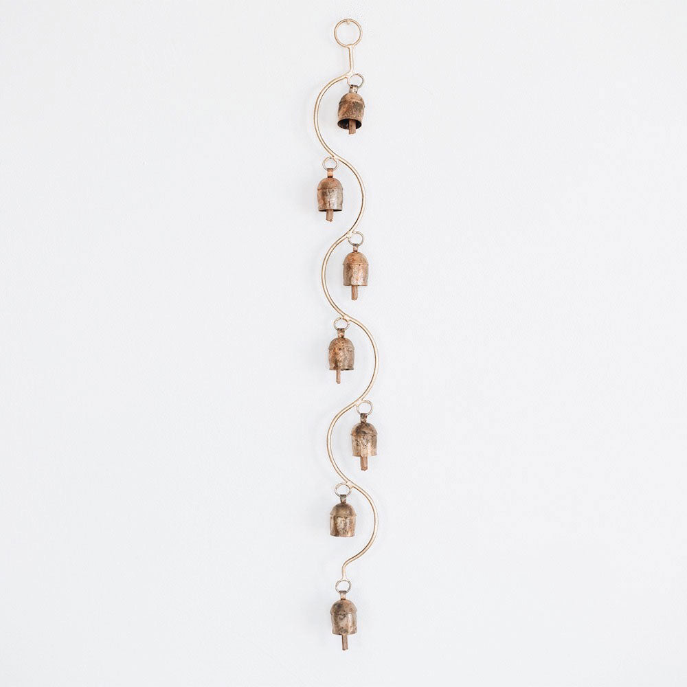 Handmade Copper Bell Chime - Long
