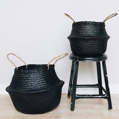 Coal Collapsible Belly Basket