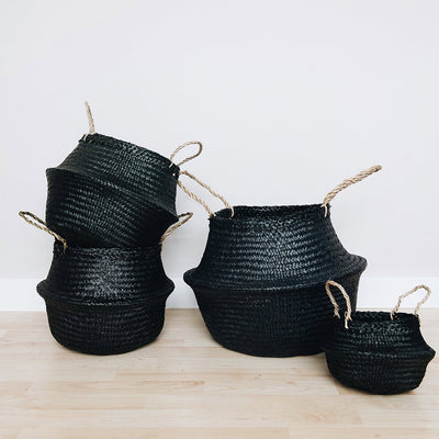 Coal Collapsible Belly Basket