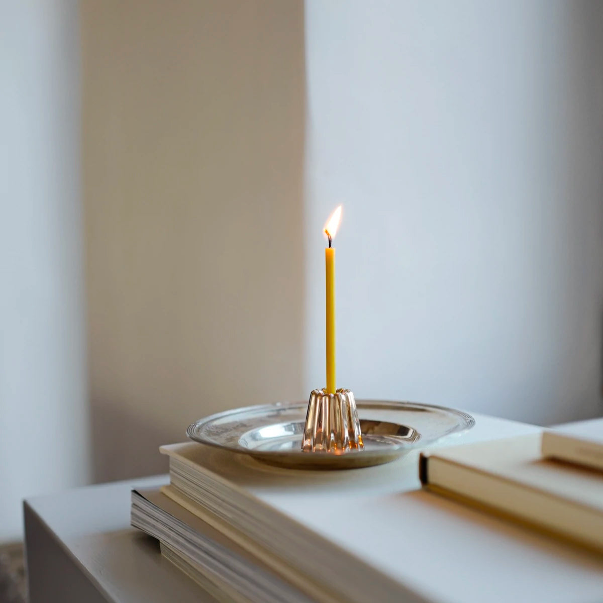Petite Scalloped Candle Holder