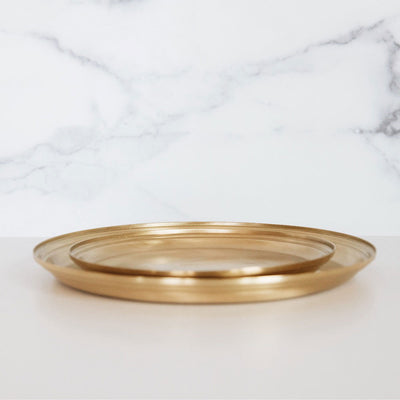 Round Brass Plate