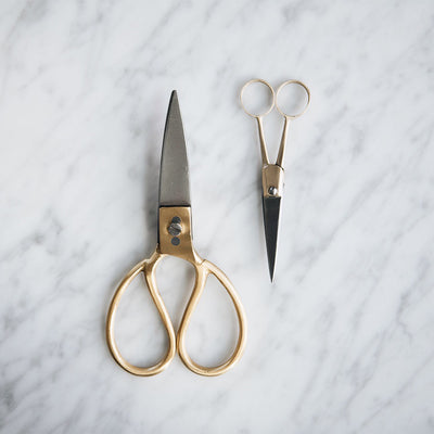 Brass & Stainless Steel Scissors