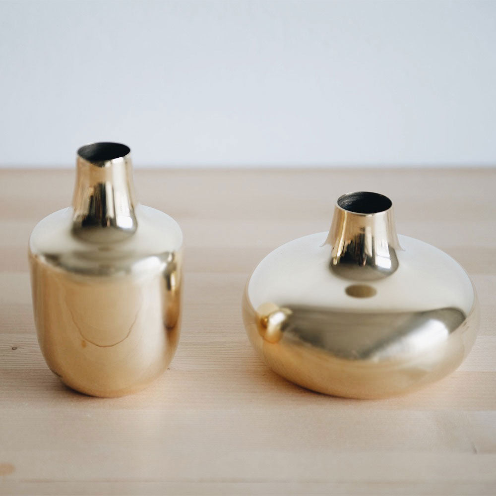 Artisan Brass Vase