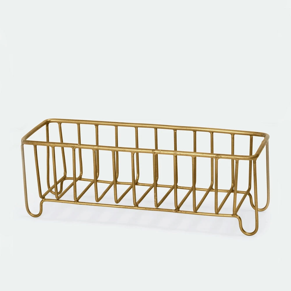 Brass Wire Storage Basket - Small