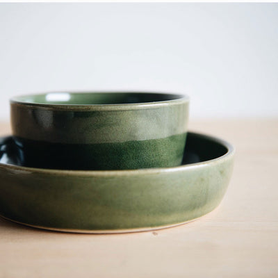 Ceramic Artisan Dinnerware - Fern