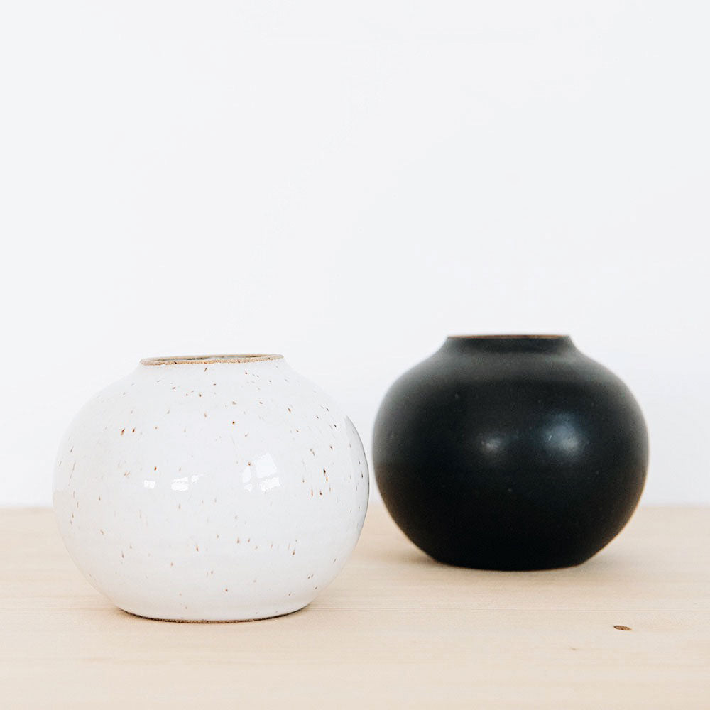 Ceramic Globe Bud Vase