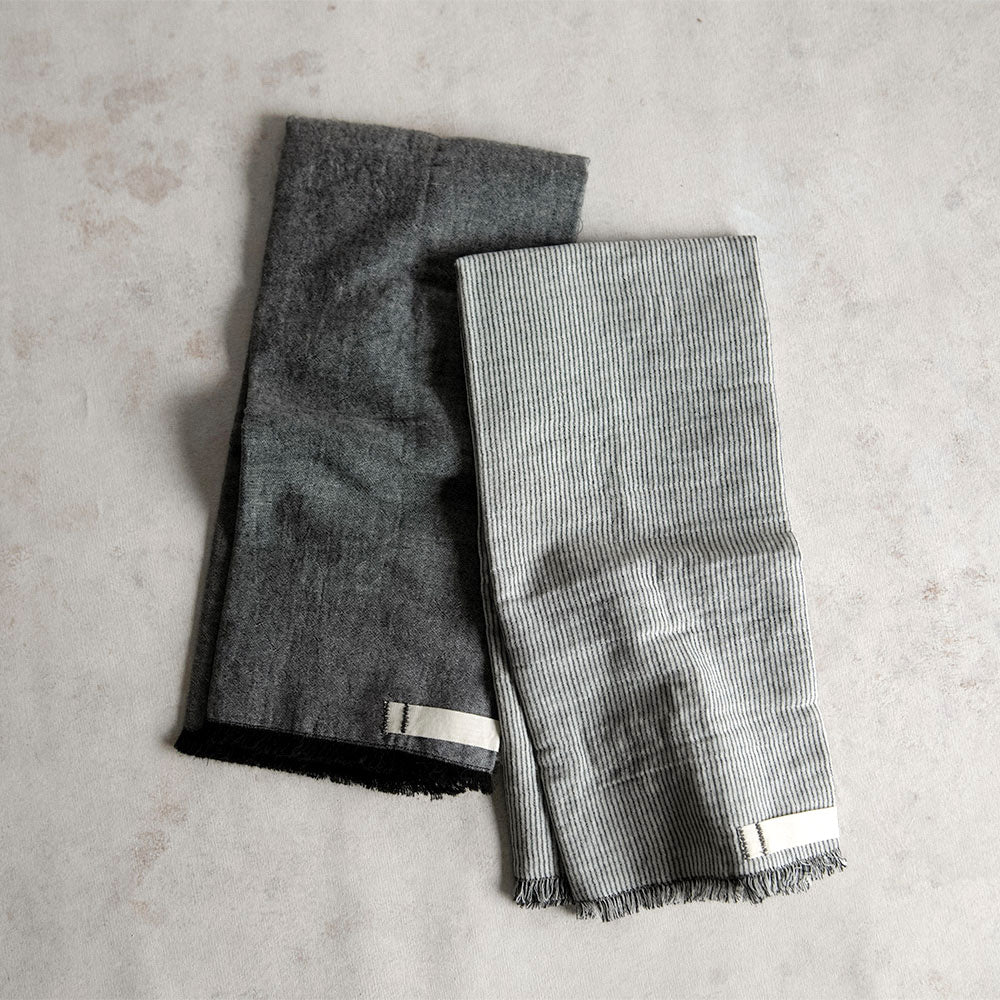Gauze Tea Towel Set - Grey