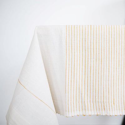 Ethiopian Cotton Tablecloth - Daffodil