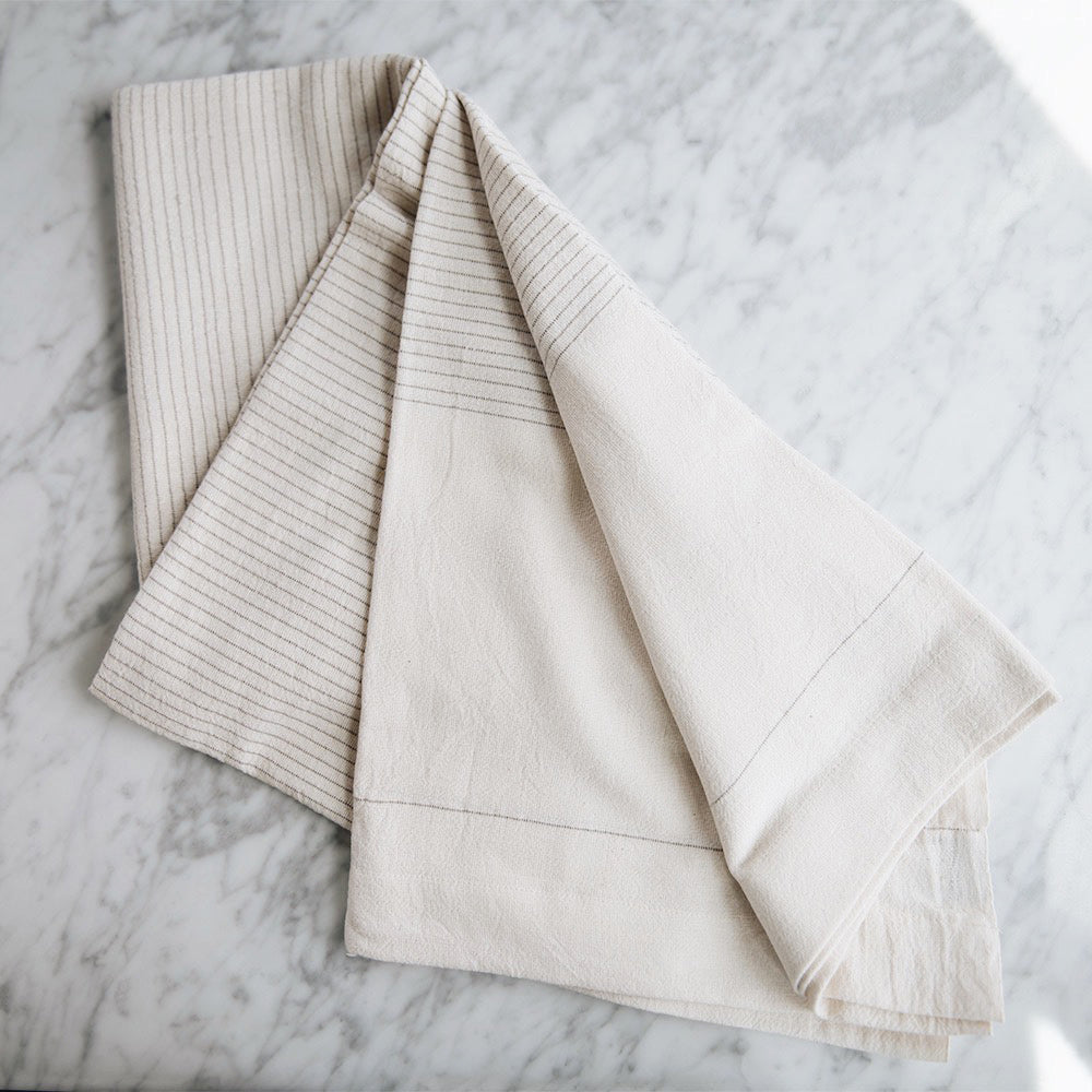 Ethiopian Cotton Tablecloth - Stone