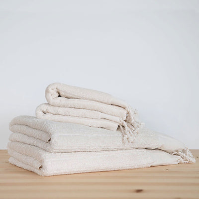 Hand-loomed Turkish Cotton Towel - Stripes