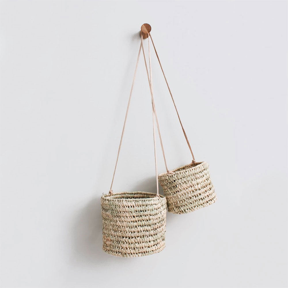 Open Weave Hanging Basket Set