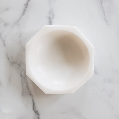 Marble Octagon Bowl - Medium