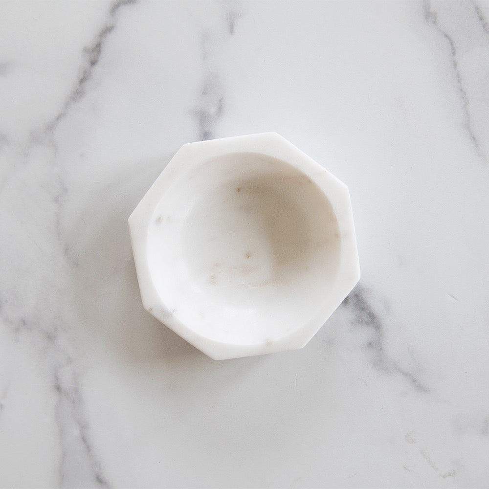 Marble Octagon Bowl - Small
