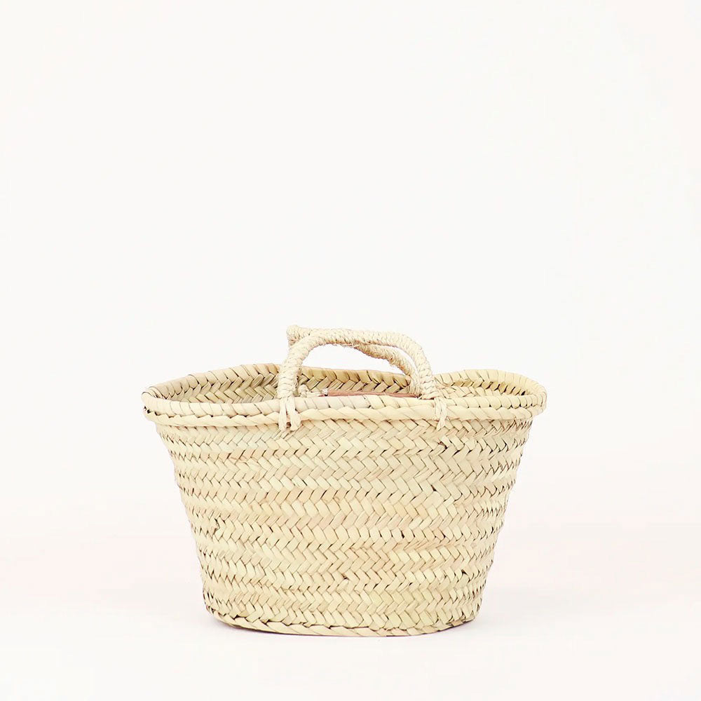 Moroccan Palm Leaf Basket