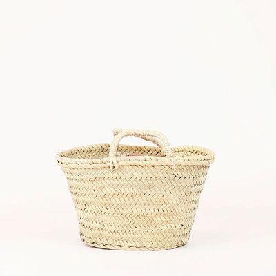Moroccan Palm Leaf Basket