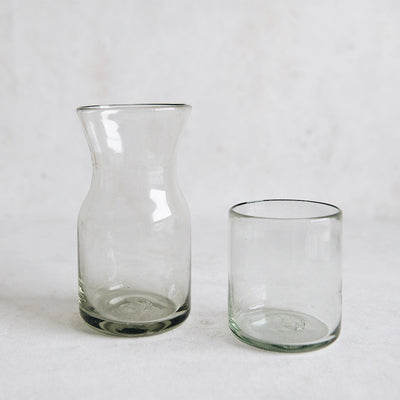 Petite Recycled Glass Carafe