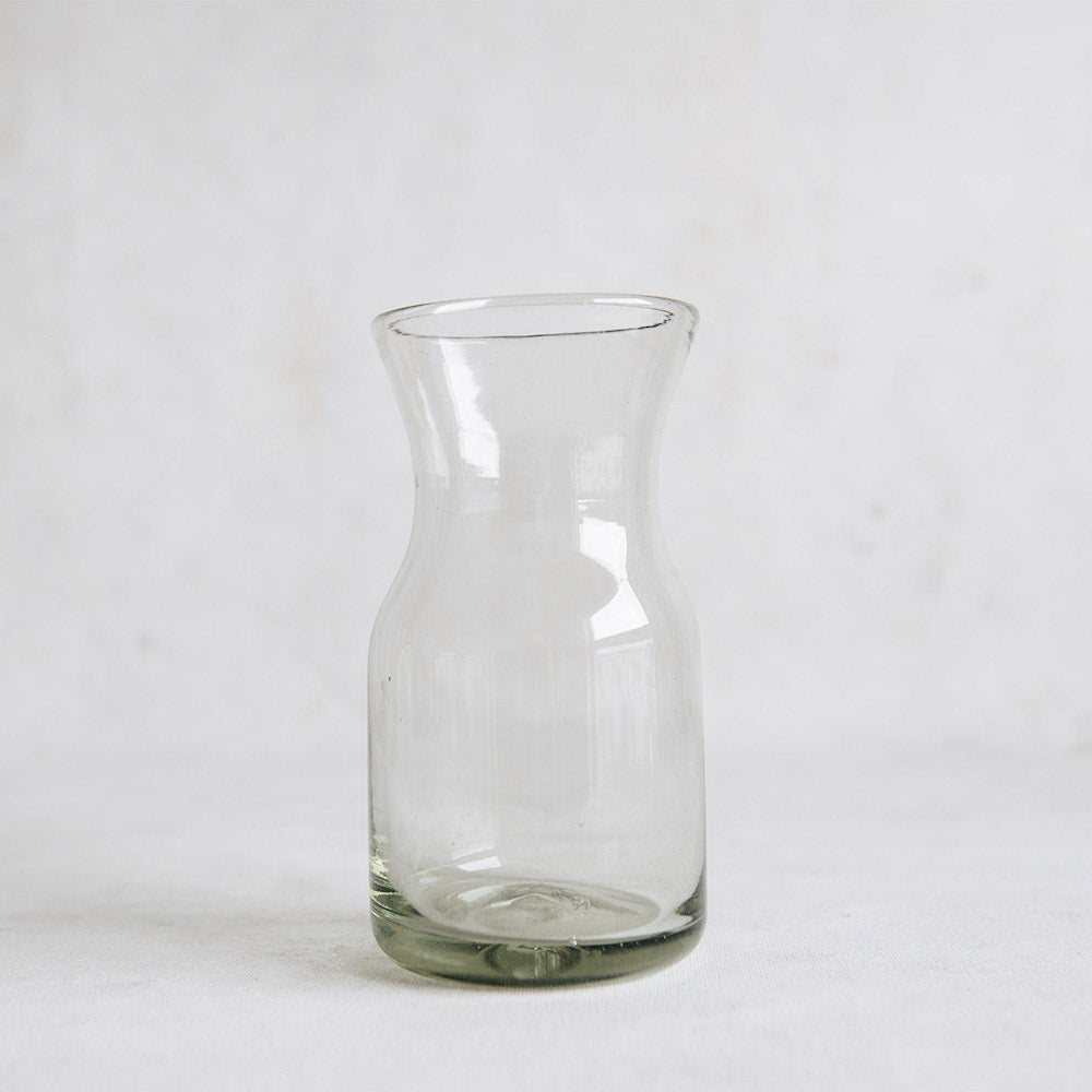 Petite Recycled Glass Carafe