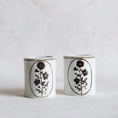 Hand-painted Porcelain Posy Cup