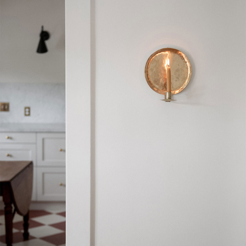 Circle Brass Wall Sconce