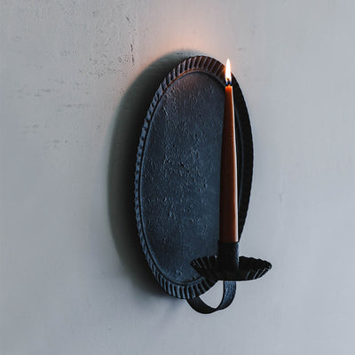 Scalloped Candle Sconce