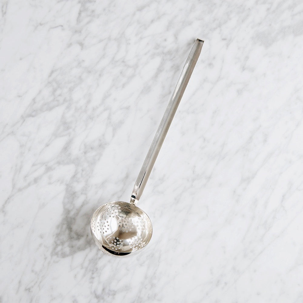 Silver-Plated Colander Ladle