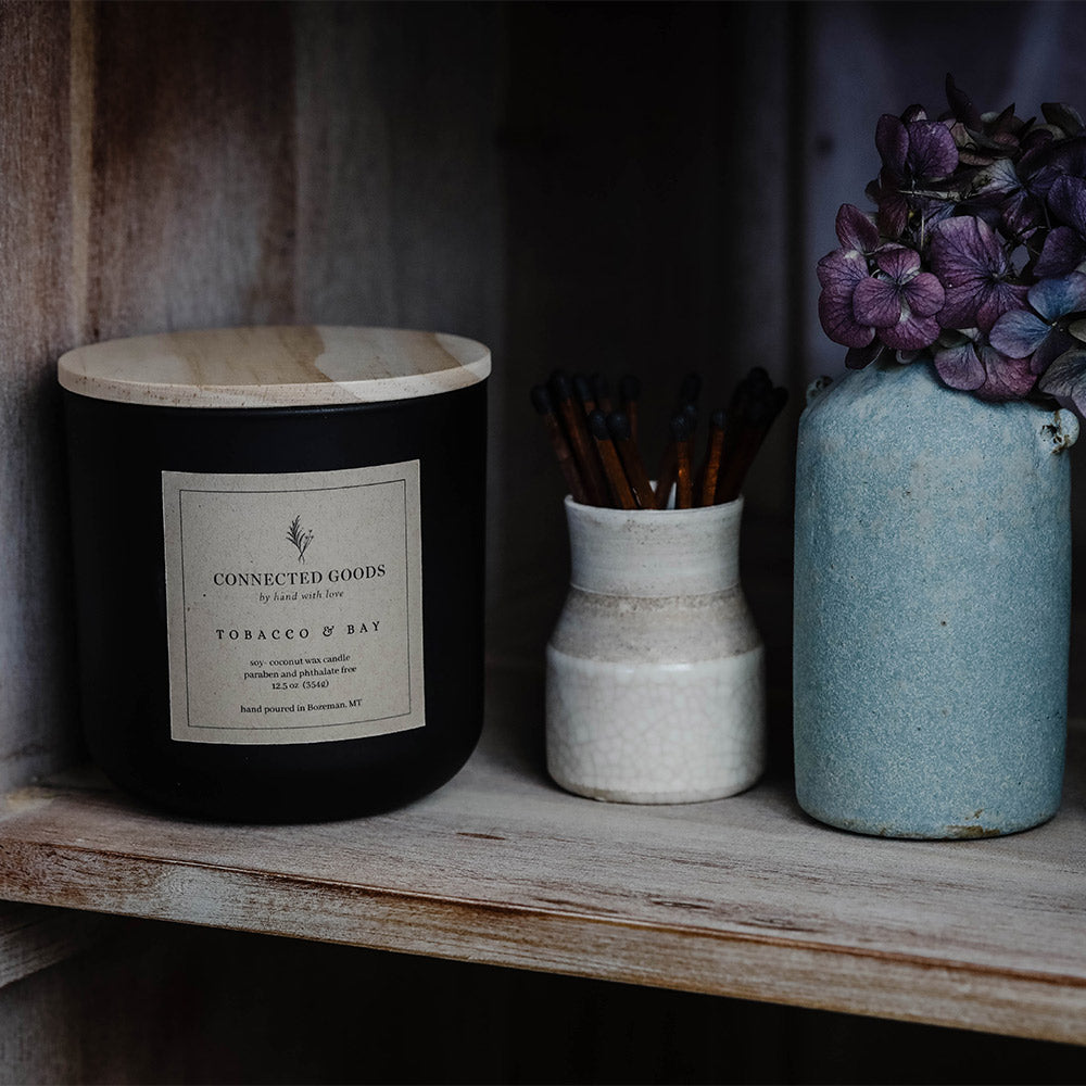 Connected Goods Tobacco & Bay Candle