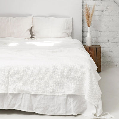 Waffle Linen/Cotton Blanket