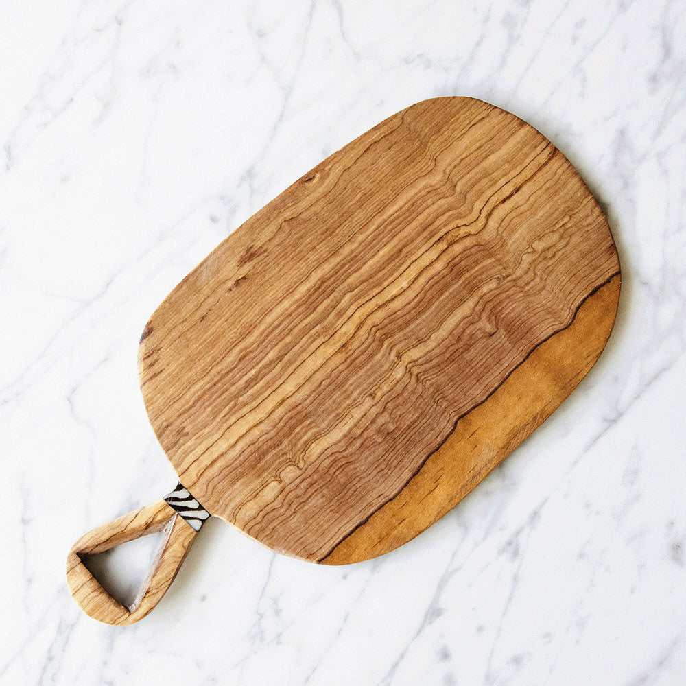 Wild Olive Wood Cheese Cutting Board